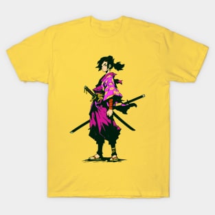 anime samurai girl T-Shirt
